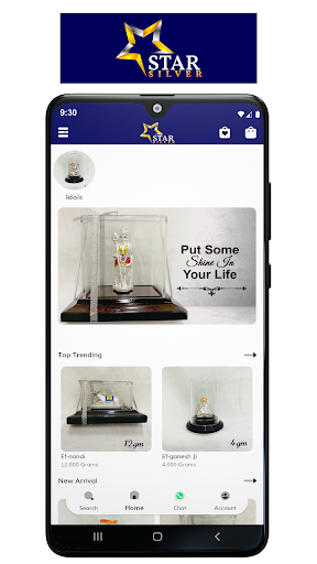 Android application Star Silver screenshort