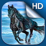 Horses Live Wallpaper HD icon