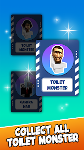 Merge Monster Toilet Battle