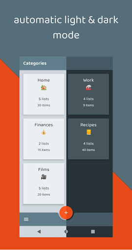 Android application Lists - Notes, todo lists, tas screenshort