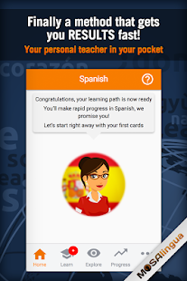 Learn Spanish with MosaLingua Screenshot
