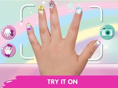 Hello Kitty Nail Salon Screenshot
