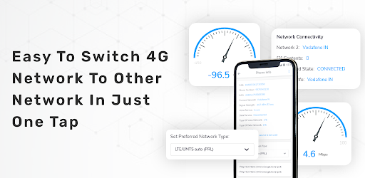 Android application 5G 4G LTE Network Switch screenshort
