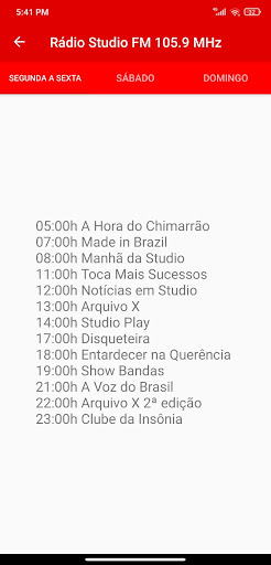Rádio Studio FM 105.9 MHz Screen 2