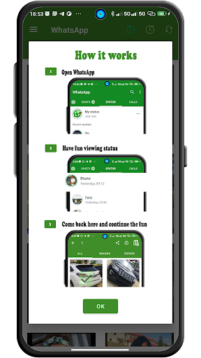 Android application Status Saver By Fibi Tech screenshort