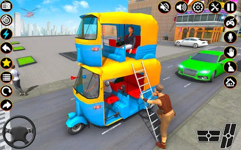 Tuk Tuk Rickshaw: Taxi Games