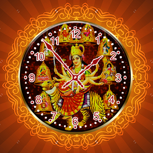 Durga Ji Clock Live Wallpaper logo