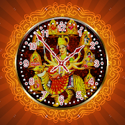 Durga Ji Clock Live Wallpaper