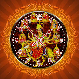 Icon image Durga Ji Clock Live Wallpaper