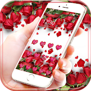 Red Rose Theme Wallpaper Red Roses Lock Screen  Icon