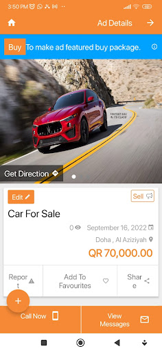 Android application ClicknAD screenshort