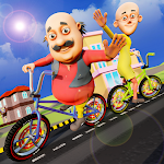 Motu Patlu Bicycle Riding