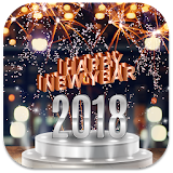 New Year 2018 icon