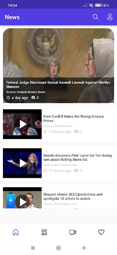 News: App news Screen 2