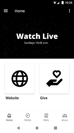 Android application Victorious living Church screenshort