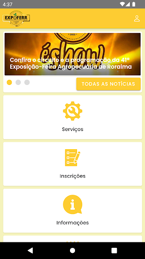 Android application EXPOFERR APP screenshort