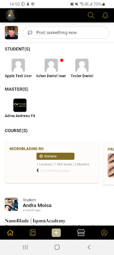 Android application IQONN Academy E-Learning screenshort