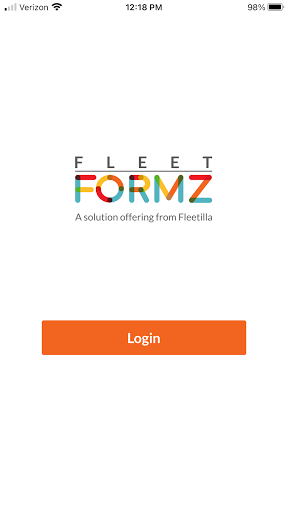 Android application FleetFORMZ screenshort