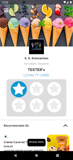 Android application S. S. Enterprises screenshort