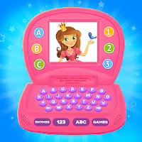 Girls Princess Pink Computer