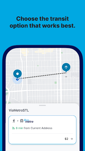 Screenshot of Via Metro STL