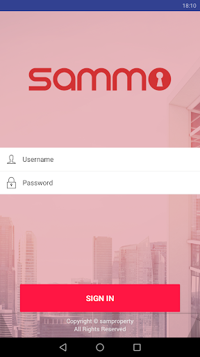 Android application SAMMO screenshort