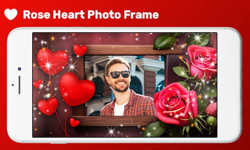 Rose Heart Photo Frames
