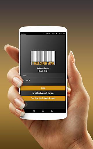 Android application Trade show scan screenshort