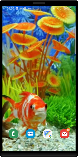 Android application Aquarium Live Wallpaper screenshort