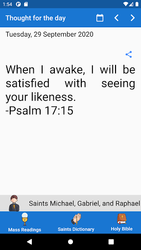 Android application Daily Bread screenshort