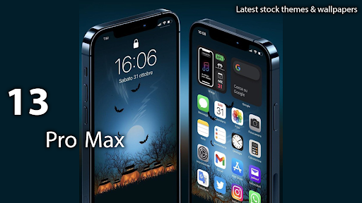 Android application iPhone 13 Pro Max Launcher screenshort