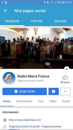 Radio Maria France Screen 3