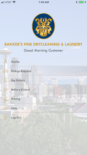 Bakkers Fine Drycleaning Screen 2