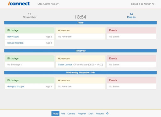 Android application iConnect Learning screenshort