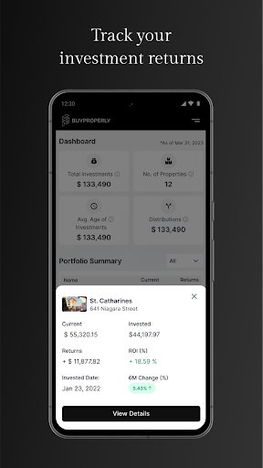 Android application BuyProperly screenshort