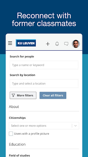 KU Leuven Connect Screen 3