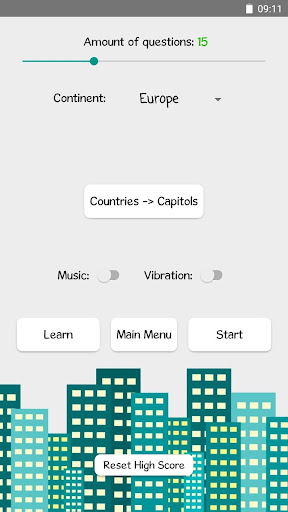 Capitals - learn them all! Screen 2