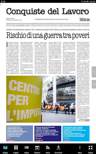 Android application Conquiste del Lavoro screenshort