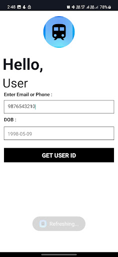 Forget IRCTC Username Screen 3