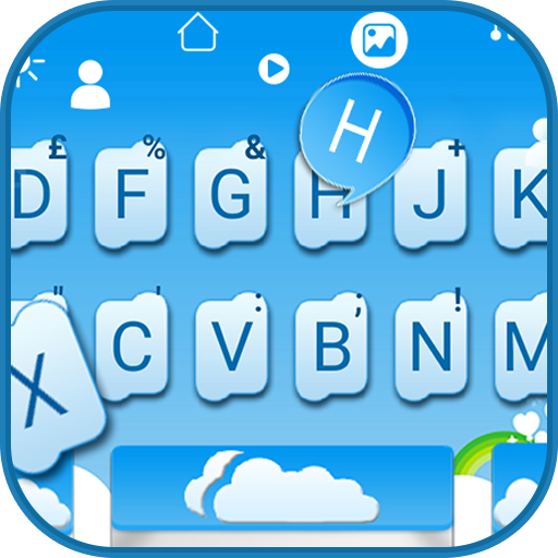 Blue Cloud Message Keyboard Th logo