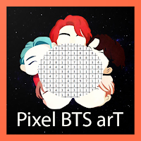 Art BTS Pixel Coloring Number