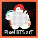 Art BTS Pixel Coloring Number