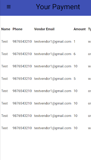 MTM Services Vendor Screen 2