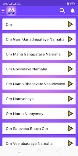 Android application 108 Mantra | Slogam Chanting screenshort
