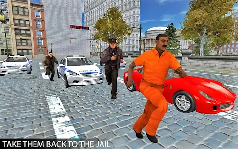 Drive Police Car Gangster Game