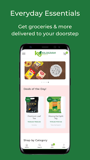 Kilogram Daily: Online Grocery Screen 2