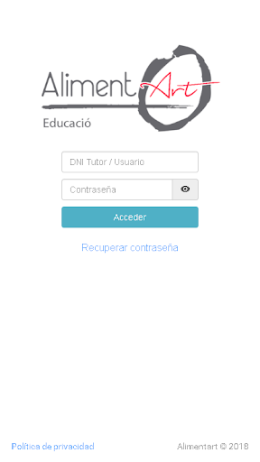 Android application Iara AlimentArt screenshort