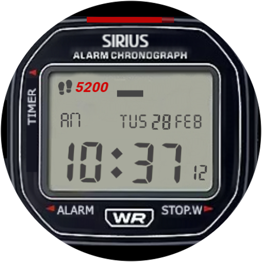Sirius Nostalgic Digital Watch Download on Windows