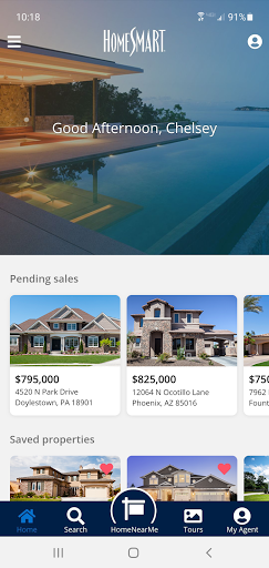 Android application HomeSmart Client screenshort