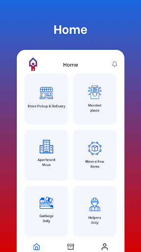 Android application MND-Moving & Delivery screenshort